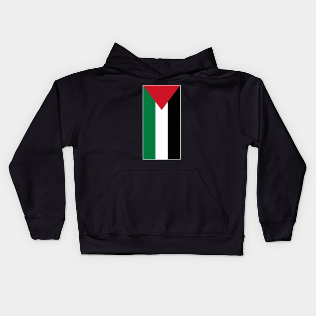 State of Palestine Flag Kids Hoodie by DiegoCarvalho